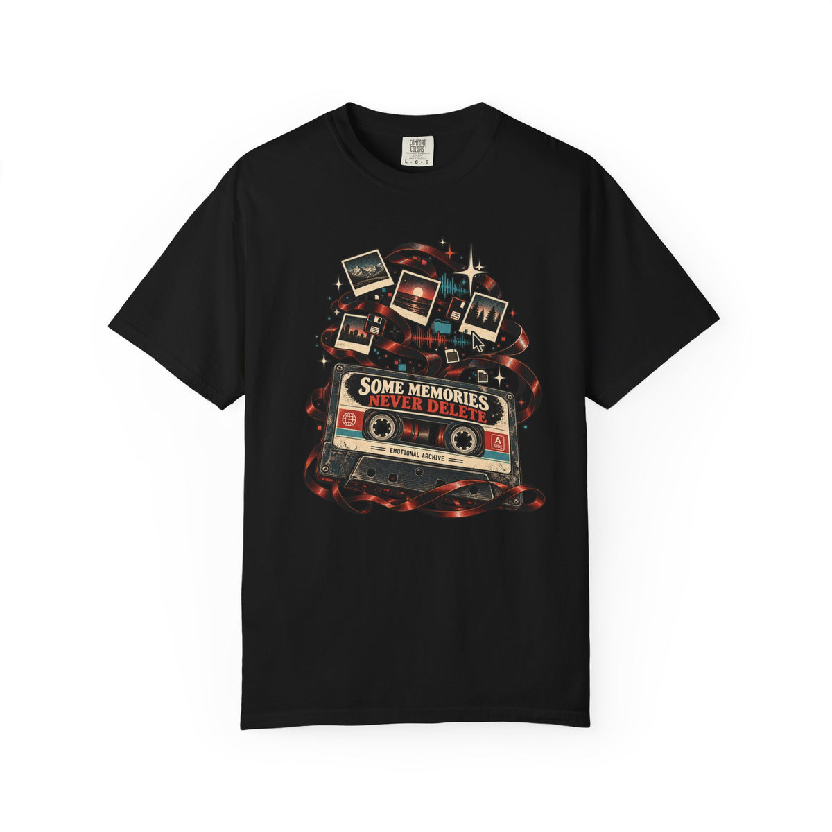 Cassette Memories T-Shirt — "Some Memories Never Die"