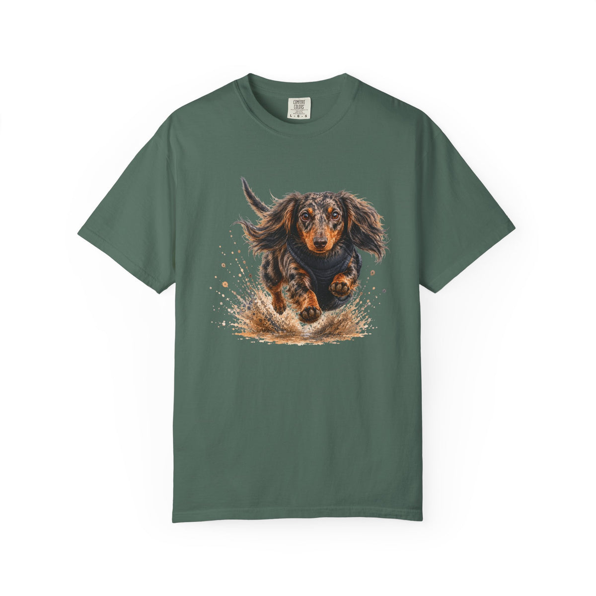 Dachshund Running Long haired T-Shirt