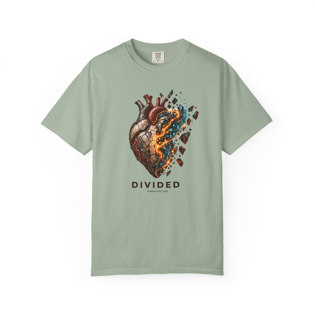 Humans Faction Divided Heart  T-Shirt