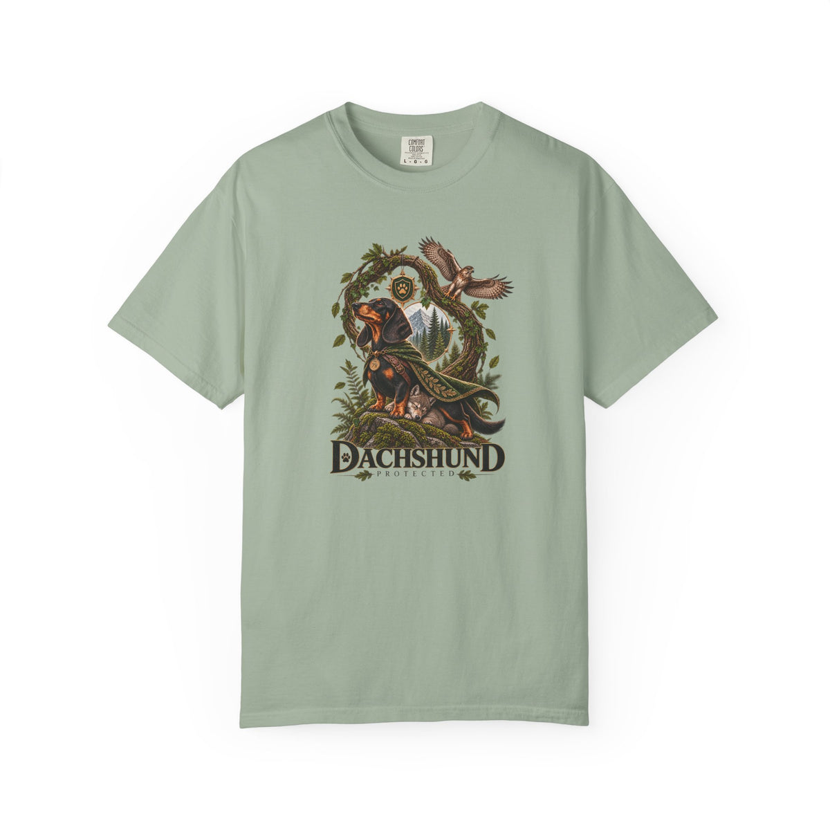 Dachshund Protected Mythical T-Shirt