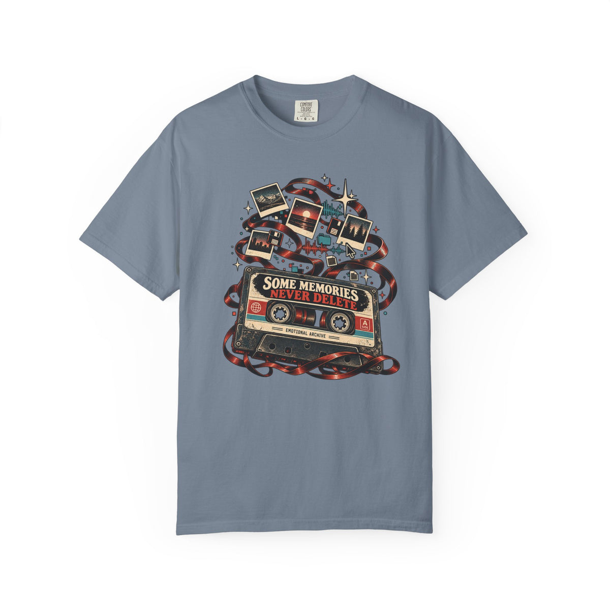 Cassette Memories T-Shirt — "Some Memories Never Die"
