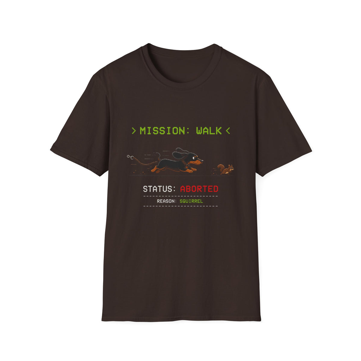 Mission: Walk - "Status: Aborted" T-Shirt