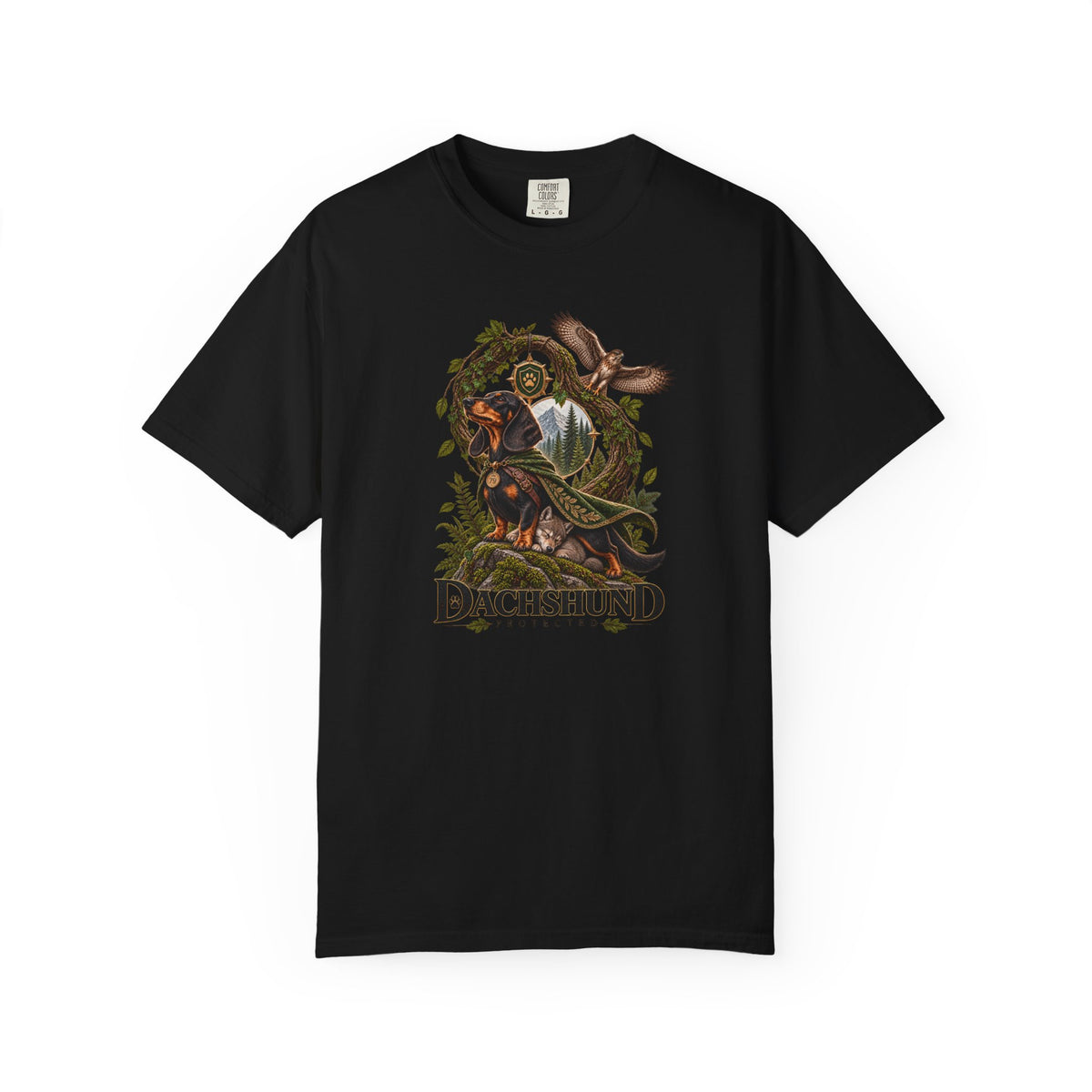 Dachshund Protected Mythical T-Shirt