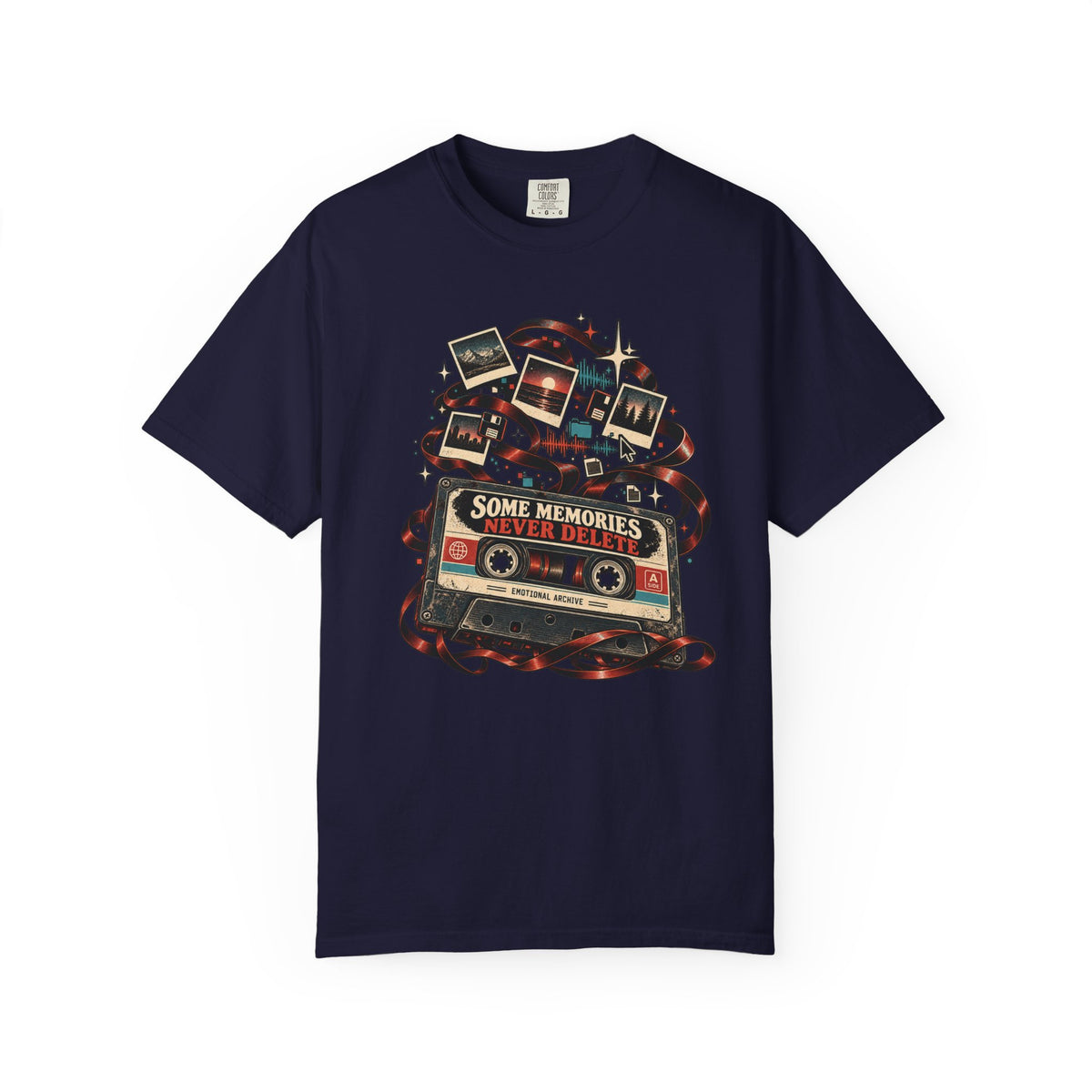 Cassette Memories T-Shirt — "Some Memories Never Die"