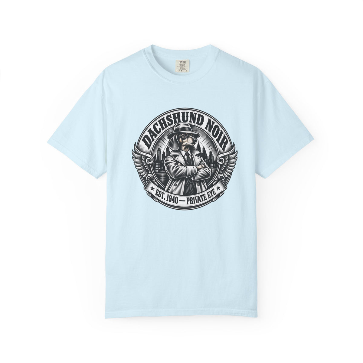 Dachshund Noir  T-Shirt  Vintage