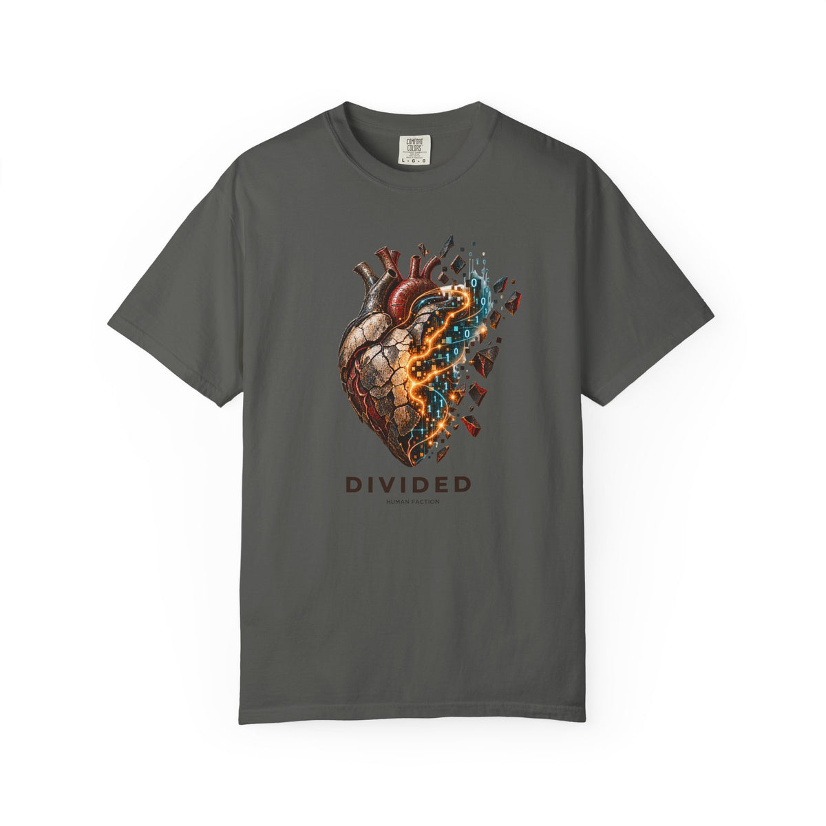 Humans Faction Divided Heart  T-Shirt