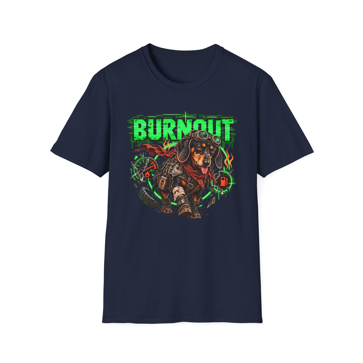 Burnout Dachshund  T-Shirt