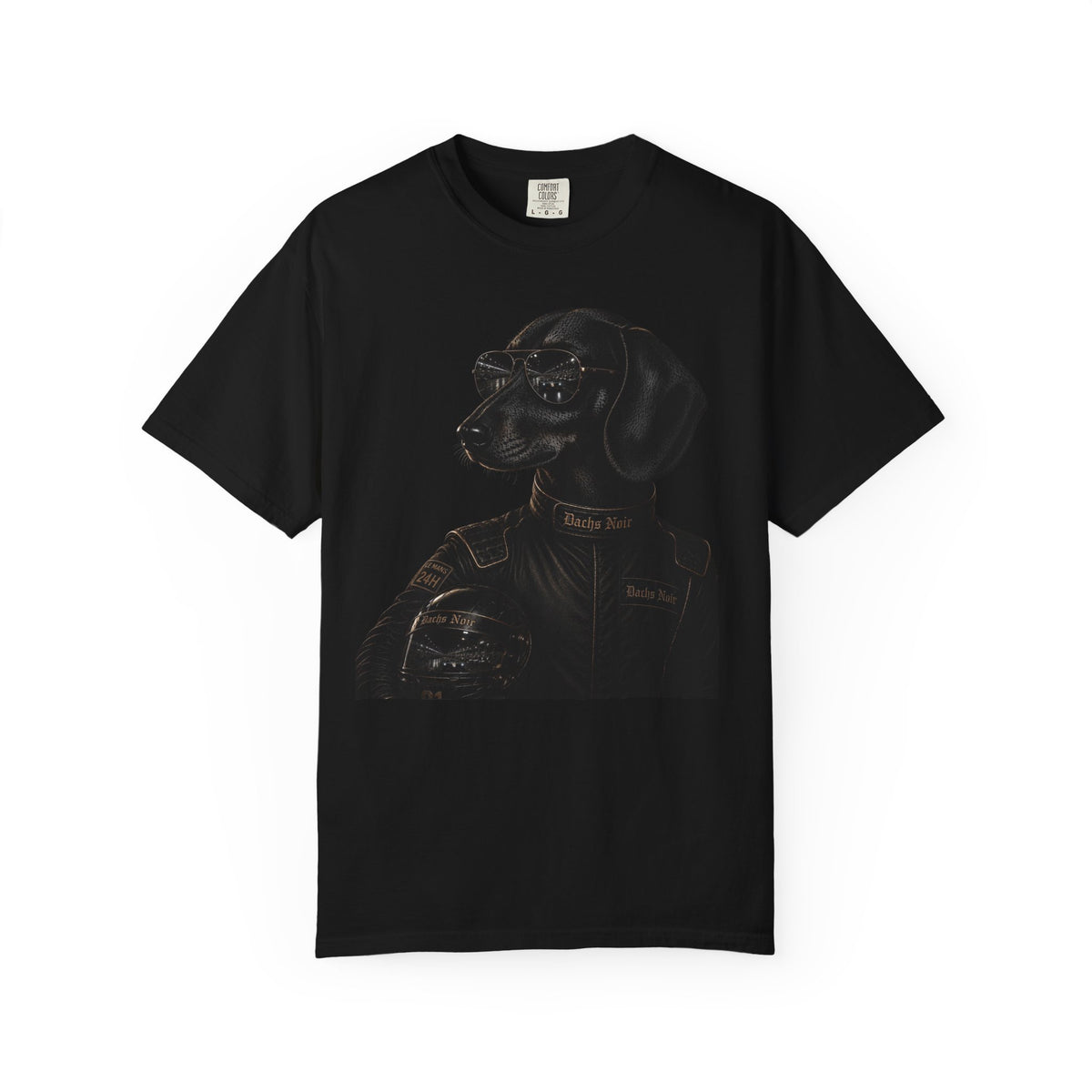 Dachs Noir Le Mans Portrait T-Shirt