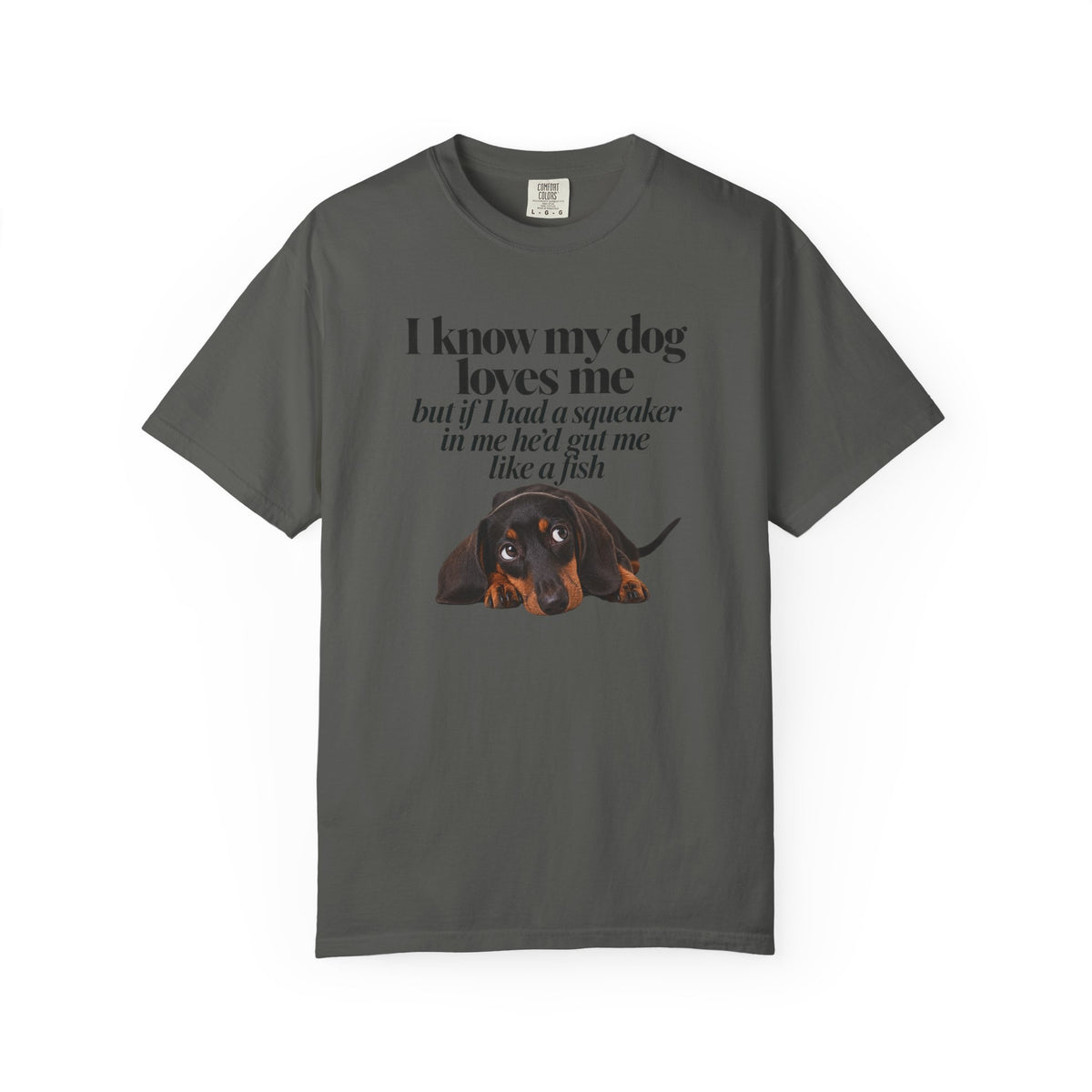 I know my dog loves me but if I had a squeaker… T-Shirt