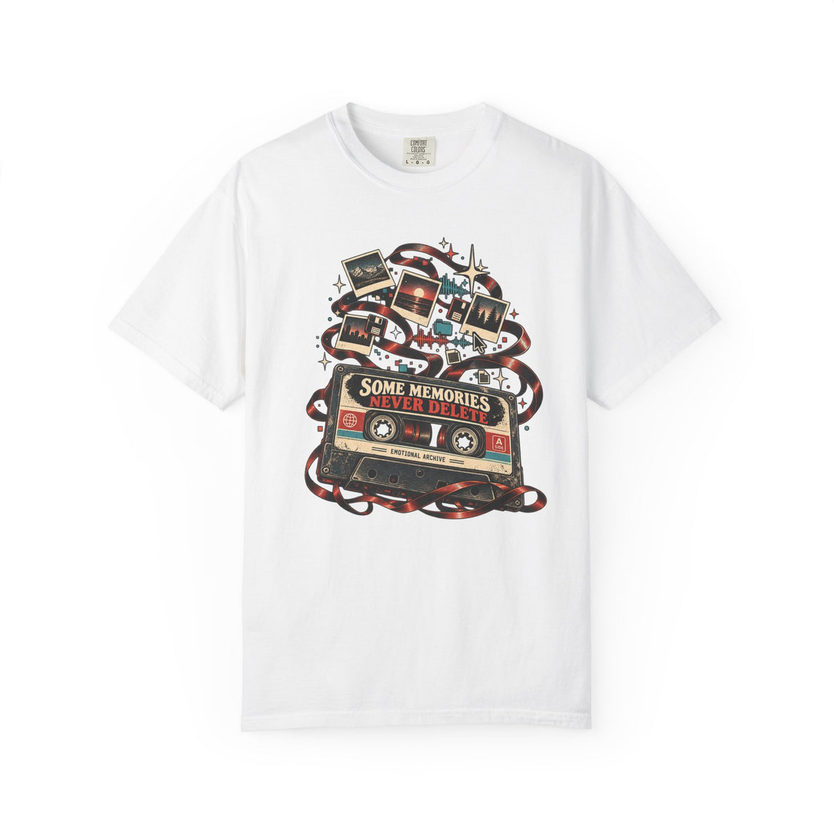 Cassette Memories T-Shirt — "Some Memories Never Die"