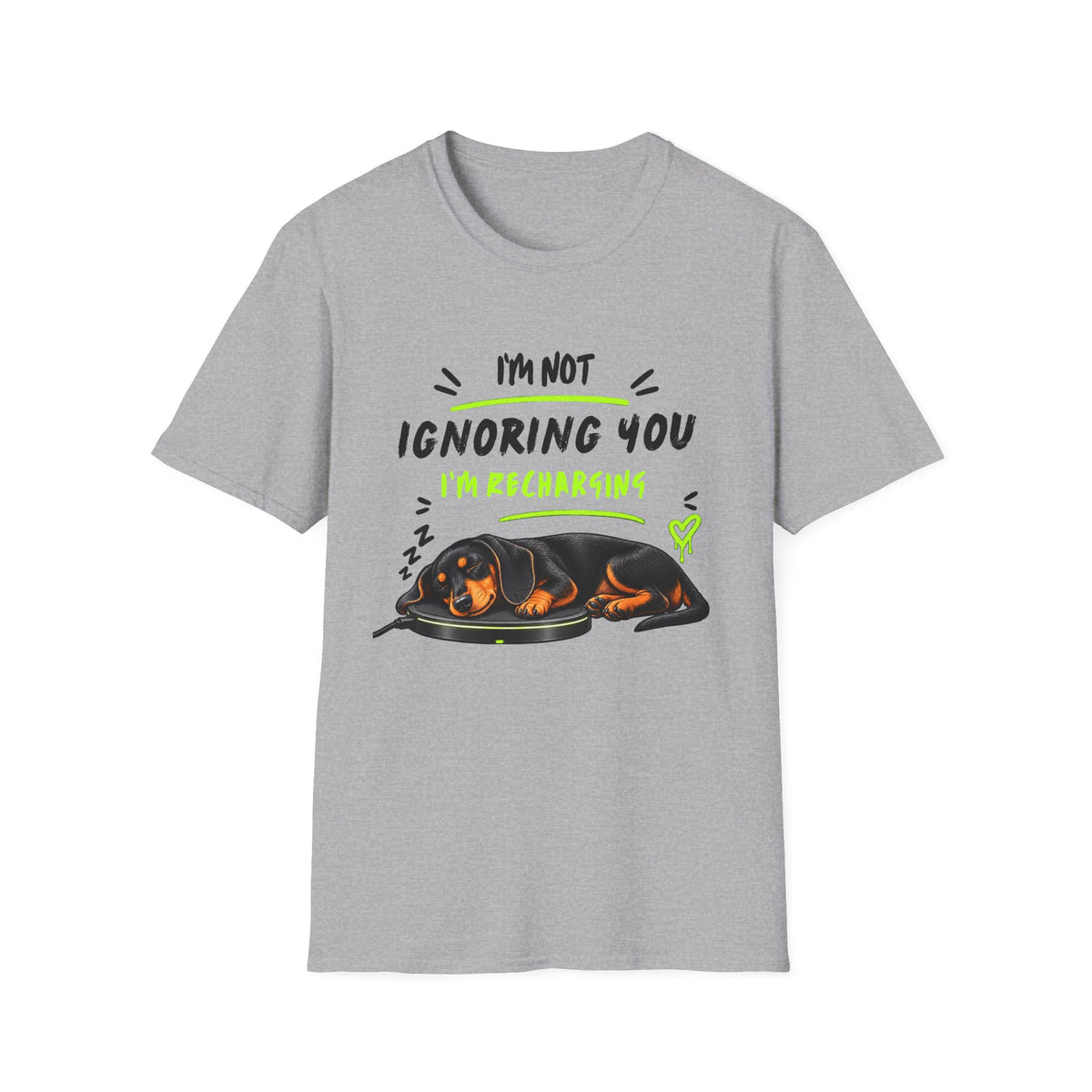 I’m Not Ignoring You, I’m Recharging  T-Shirt