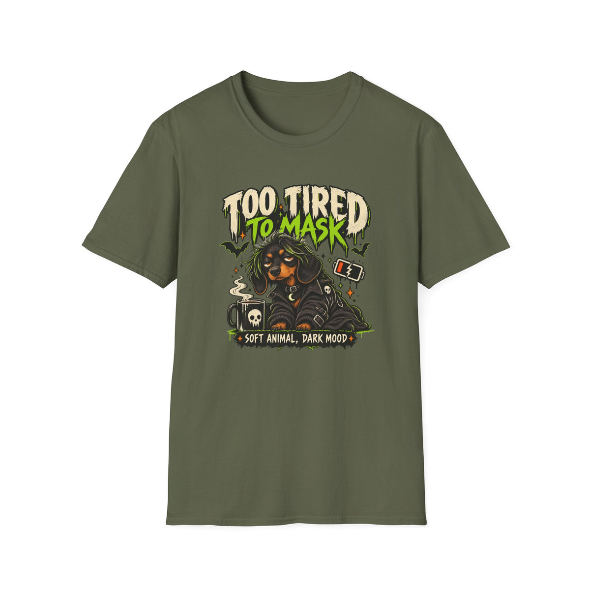 Too Tired To Mask T-Shirt